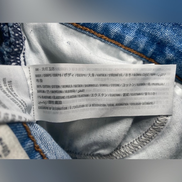 Abercrombie & Fitch Jeans Women’s 6/28 Blue Denim Curve Love Y2K 90s Preppy - Picture 7 of 14